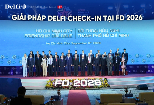 Giải pháp check-in tại Đối thoại Hữu nghị TP.HCM 2026