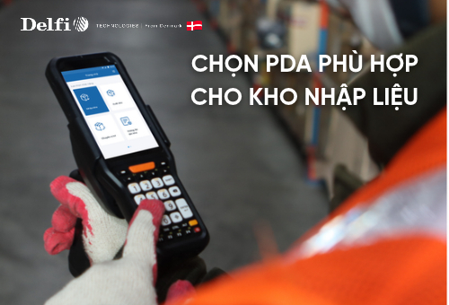 PDA có bàn phím cho công việc nhập số lượng | Delfi