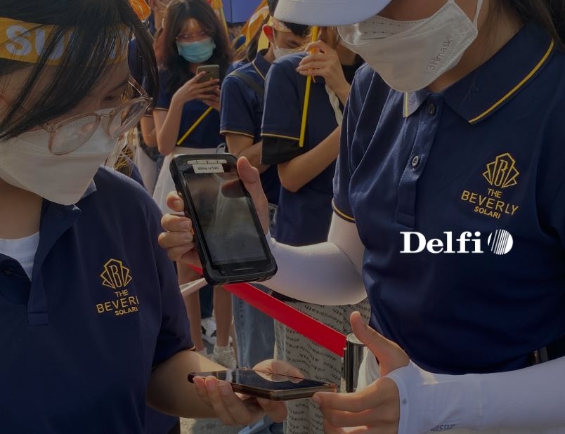 THUÊ MÁY QUÉT MÃ VẠCH QRCODE CHECKIN SỰ KIỆN RA MẤT THE BEVERLY SOLARI CĂN HỘ VINHOMES GRAND PARK