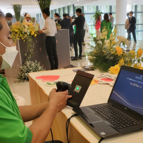 VIETCOMBANK TỔ CHỨC HỘI NGHỊ KHÁCH HÀNG 2022 SỬ DỤNG GIẢI PHÁP CHECKIN SỰ KIỆN BẰNG MÃ VẠCH