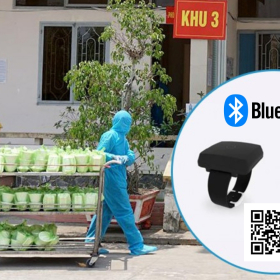 VÒNG TAY GIÁM SÁT CÁCH LY THÔNG MINH GẮN MÃ QR CODE DO NGƯỜI VIỆT TỰ SẢN XUẤT