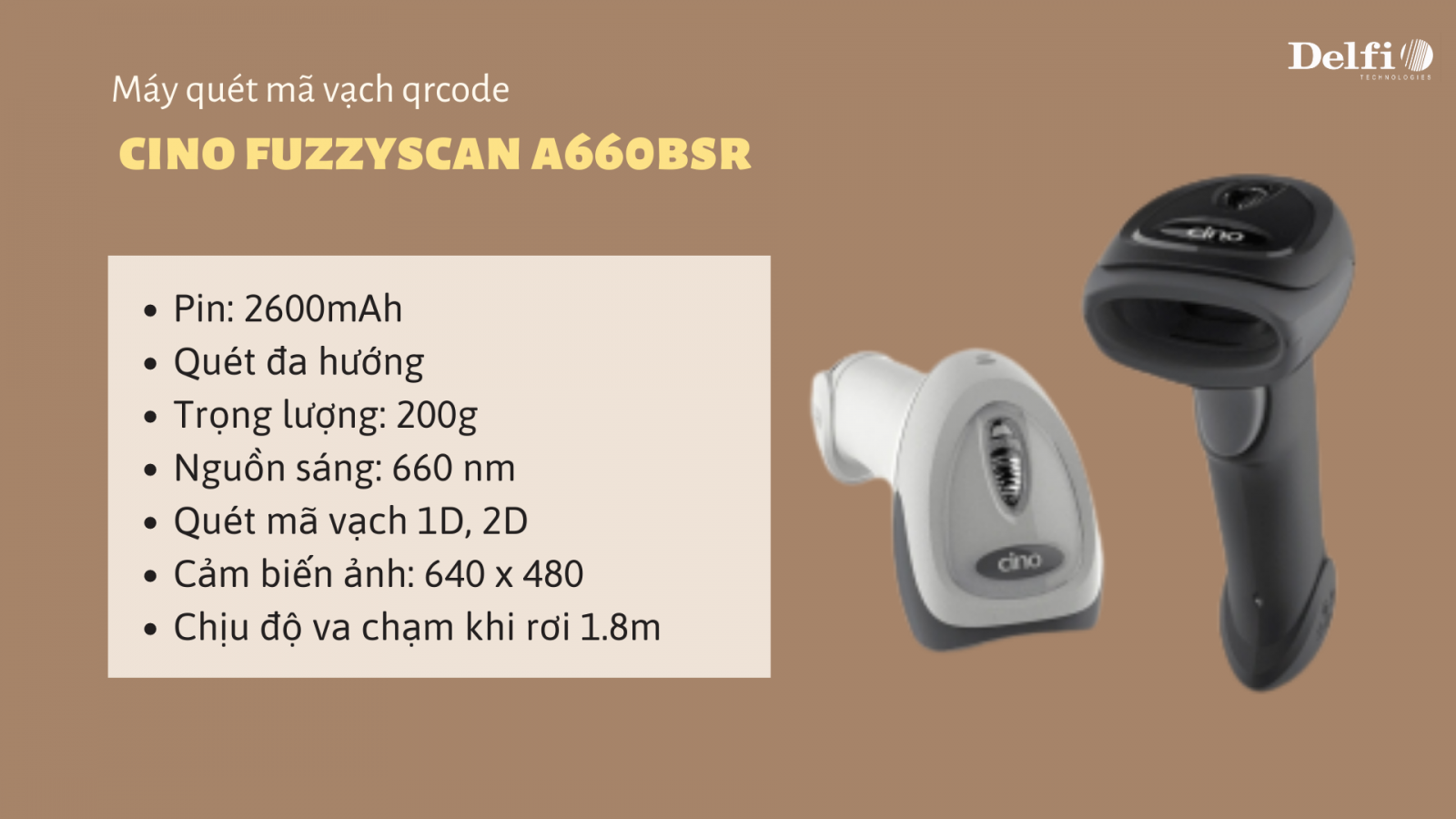 Máy quét CINO FUZZYSCAN A660